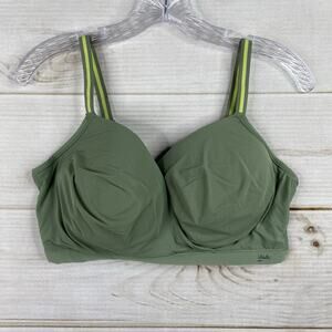 Kindly Yours Bra XXL Cross Over Hybrid Green Sea Spray Wireless Comfort
